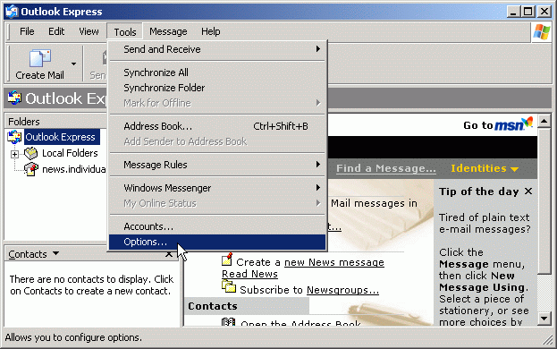 upgrade for outlook express 6