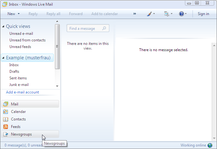 windows live mail adding contacts